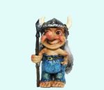 Viking troll w/ spear, mini