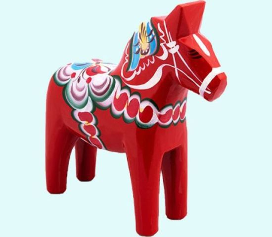 Dalahorse 10", red