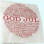 Napkin L, God Jul traditions, Sweden