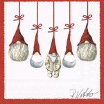 Napkin S, Tomte ornaments