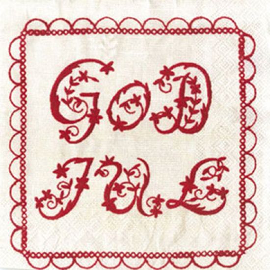 Napkin S, God Jul cream