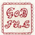 Napkin S, God Jul cream