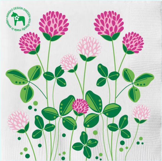 Napkin L, clover