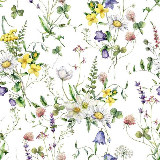 Napkin S, meadow flowers