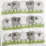 Napkin L, sheep