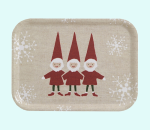 Tray 8 x 11", Tomte trio