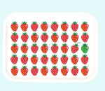 Tray S, strawberry