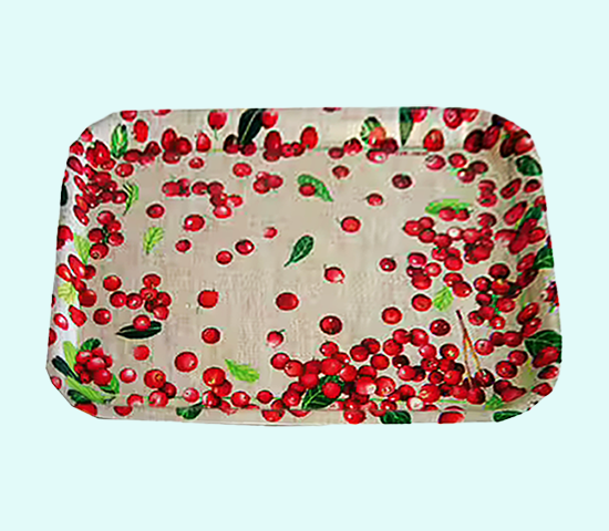 Tray S, lingonberry