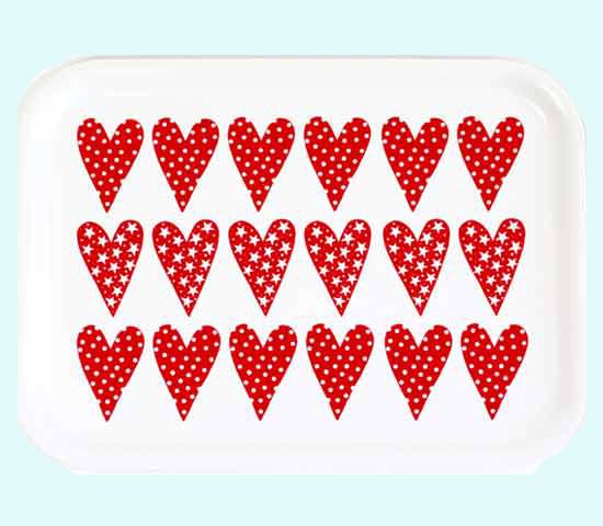 Tray S, hearts