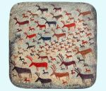 Trivet, reindeer rock art