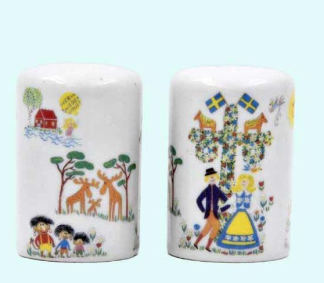 Salt & pepper shaker, Swedish seasons