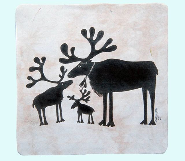 Tray S, reindeer family