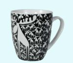 Mug, moose black / white