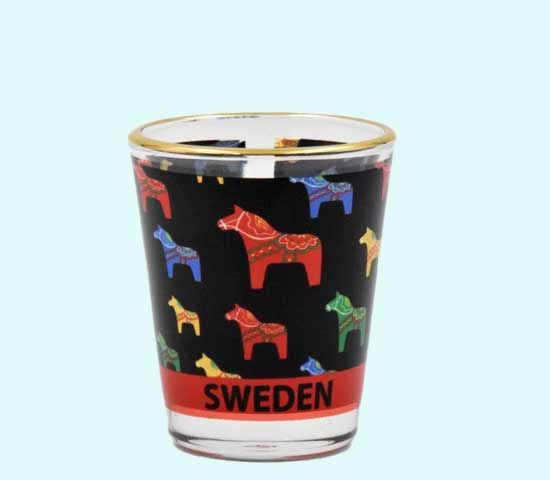 Shot glass, Dalahorses