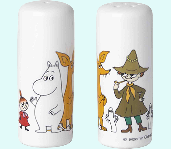 Moomin salt & pepper shaker, Moomin family