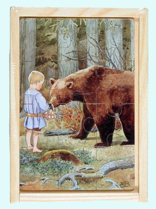 Wood puzzle, E. Beskow