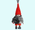 Tomte boy w/ shorts, red