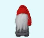 Tomte w/ beard L, grey / red