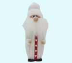 Tomte w/heart ribbon, white