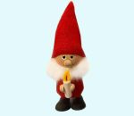 Tomte w/ candle