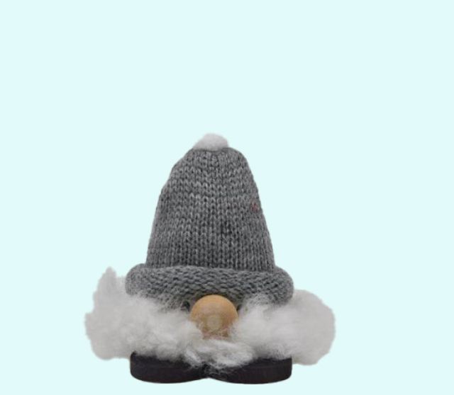 Tomte w/ nose & grey hat S