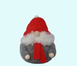 Tomte chubby w/ nose M, red / grey