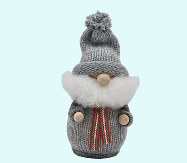 Tomte w/scarf, grey M