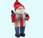 Tomte w/ scarf, blue pants & sack L