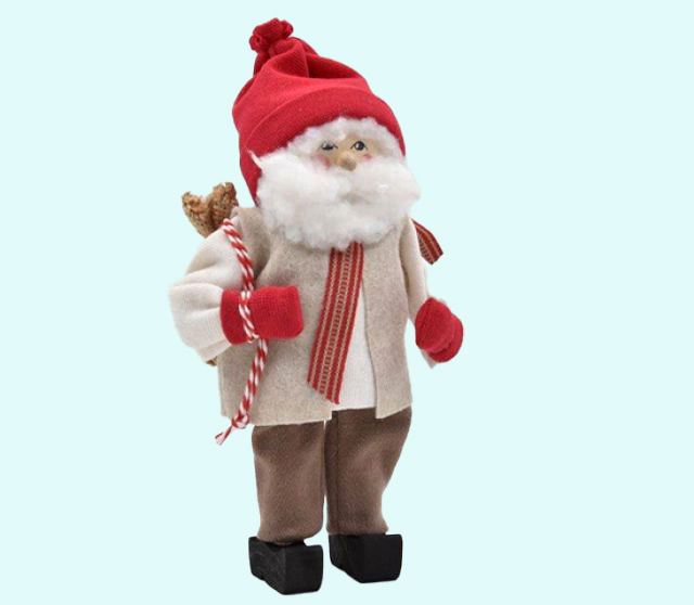 Tomte w/ scarf, brown pants & sack L