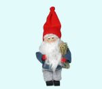 Tomte w/ sheaf, grey