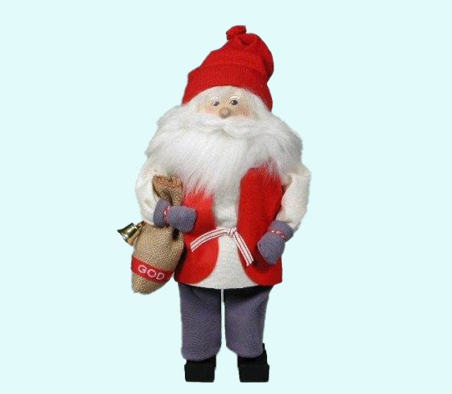 Tomte w/ vest & God Jul sack XL