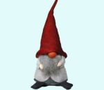 Tomte w/ tall hat & beard, 20", wool