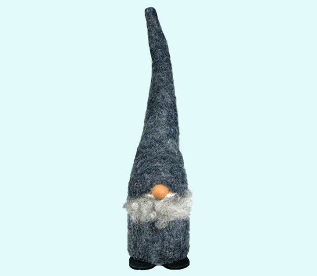 Tomte w/ tall grey hat L