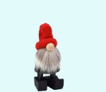 Tomte w/ reindeer beard standing S, black