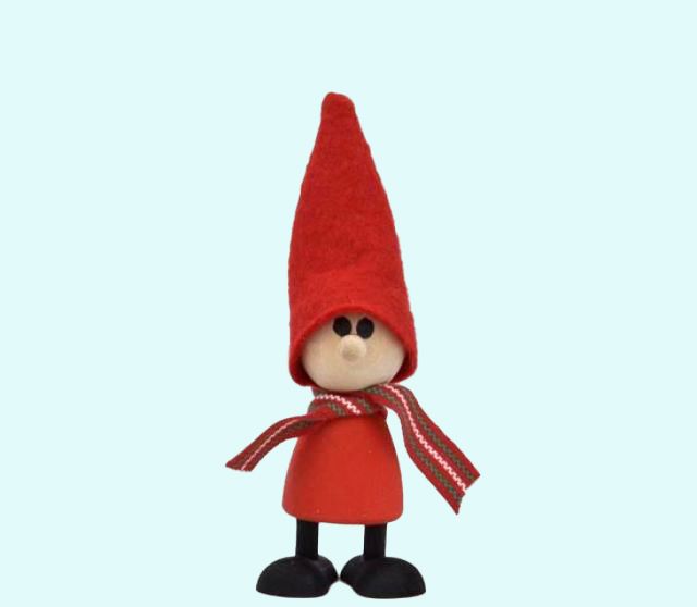 Tomteboy w/ cone hat, red