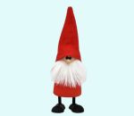 Tomte w/ reindeer beard & cone hat, red