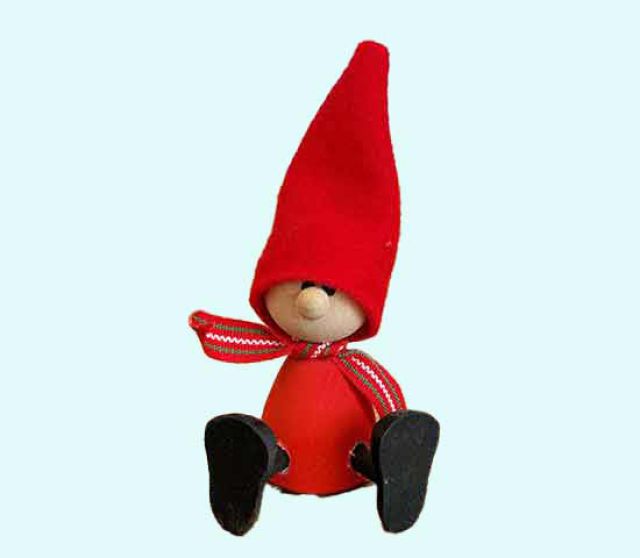 Tomte sitting S, red