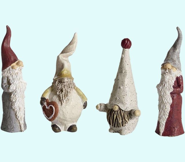 Tomte family Pettersson 2 3/4", set of 4