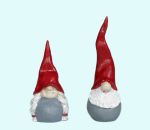 Tomtemor & Tomte w/ tall hat, set