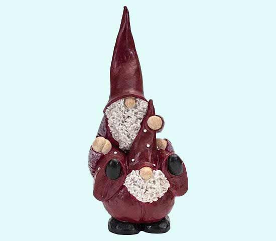 Tomte Elmer & Max piggyback ride, 16 1/2"