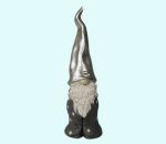 Tomte w/ grey pants & silver hat, 7"