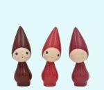 Tomte Peggy berry, set of 3