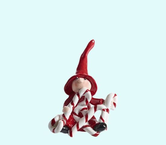 Tomte w/candy cane