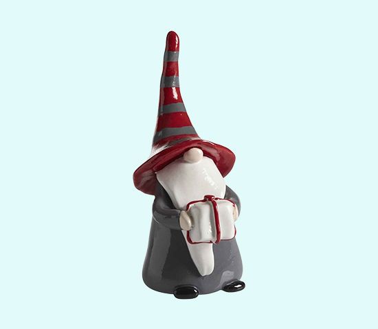 Tomte w/present 5"