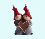 Tomte couple w/heart