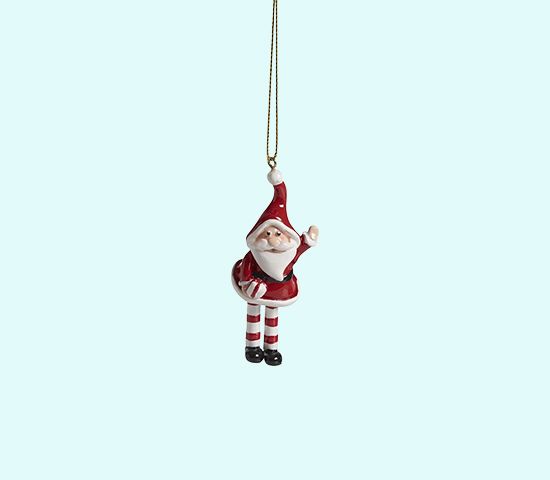 Tomte waving ornament