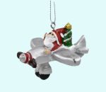 Tomte in airplane ornament