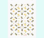 Terry cloth towel 12" x 20", bee