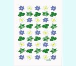 Terry cloth towel 12 x 20", anemone