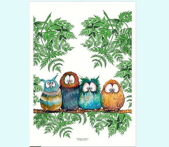 Towel 20" x 28", owls